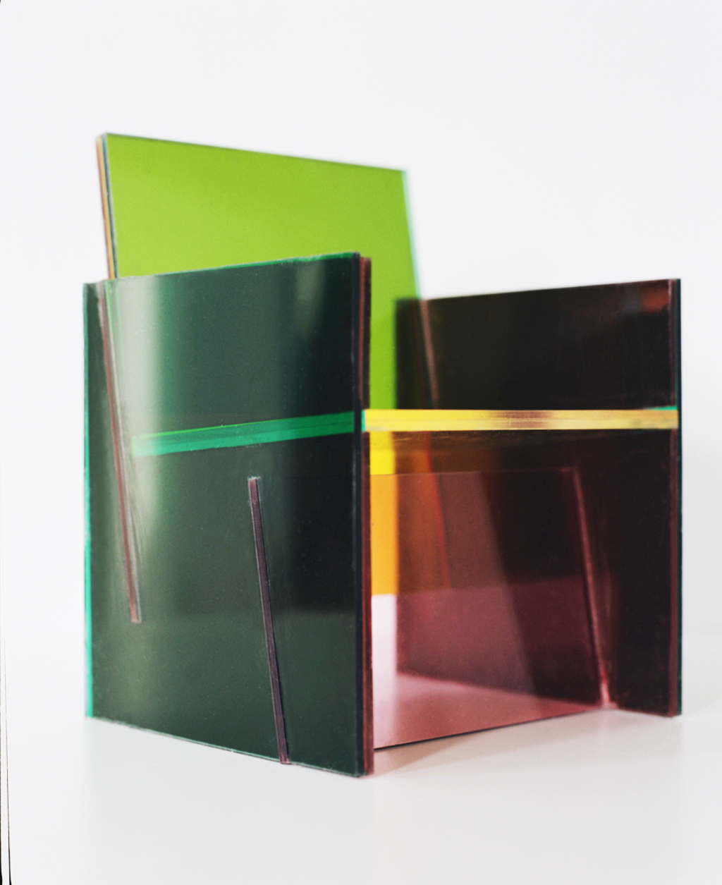 Acrylic panel chair
